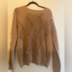 Charllote Russe Women’s Tan brown Sweater size M
